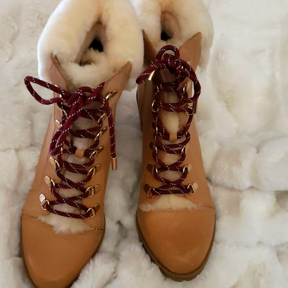 True Ivy leather boots size 8